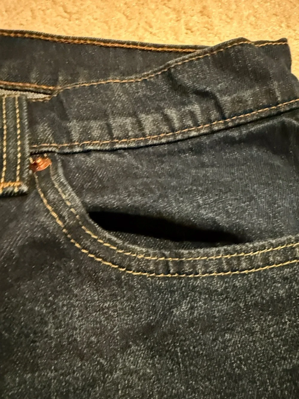Levi's 505 Dark Blue Straight-Leg Men’s Jeans